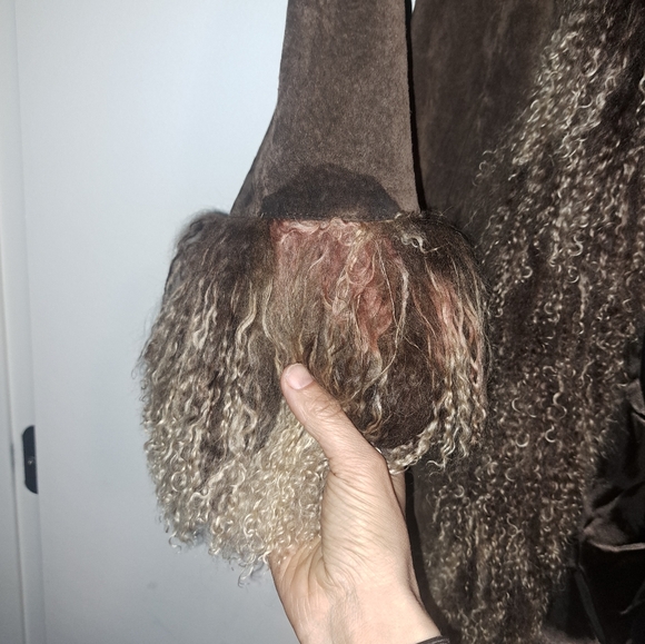 Vintage Bebe Mongolian Fur Penny Lane Coat - Picture 3 of 4